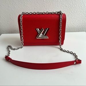 Louis Vuitton Twist MM Handbag BRAND NEW! Red Open for offers!